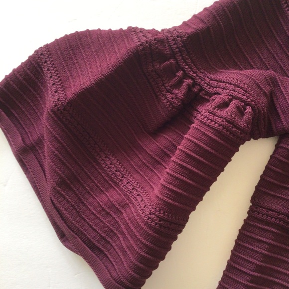 WHITE HOUSE BLACK MARKET DRAMA SLEEVE PONTELLE SWEATER MEDIUM - Picture 12 of 14